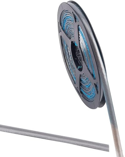 GORGECRAFT Cinta Autoadhesiva Decorativa de 6 m X 8mm para Juntas Resistente Al Moho para Baldosas de Cerámica Color Gris Impermeable para Bordes de Suelo para Techos Cocinas Fregaderos Estufas Esquin