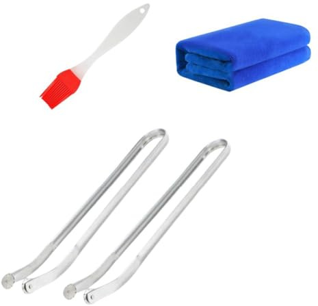 Buhdjfnke Pinzas para Girar Salchichas,Pinzas para Cocinar en la Cocina,Pinzas para Barbacoa para Asar, Pinzas para Parrilla de Salchichas para Barbacoa,Pinzas de Cocina con Manejar B