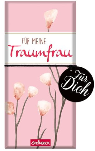 STEINBECK Liebe Geschenk-Schokolade 100g Tafel Traumfrau Freundin Valentinstag Geburtstag Weihnachten Valentin
