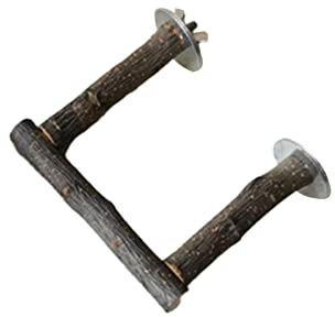 Vogel-Sitzstangen aus Naturholz, U-förmige Stange, Vogelkäfig, Schleifkralle, Spielzeug für Nymphensittiche, Wellensittiche, Wellensittiche, Vogelsitzstangen für Nymphensittiche, Kakadus, Sittiche,