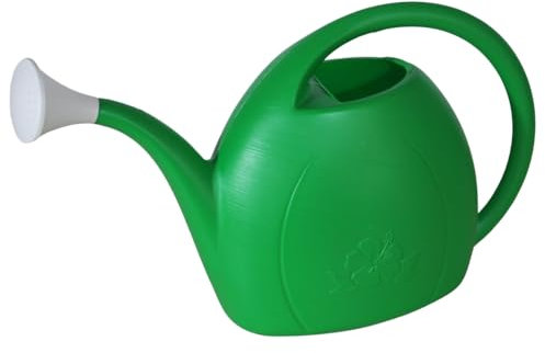 KEROPPA Regadera 3,5 L, Riego con Difusor, para Hogar o Jardines Pequeños, Material Reciclable, Resistente, Ligera, Verde