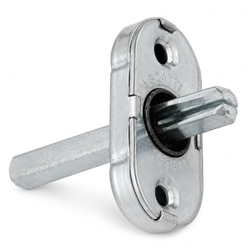 Titolo del prodotto: Movimento per Martellina Tipo DK a 4 Scatti – Compatibile con Maniglie Finestra – Quadro 7x50 mm – Metallo Zincato