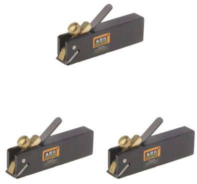 3 Set Wooden Shoulder Plane HSS Bullnose Chisel Plane for Woodworking Craft DIY