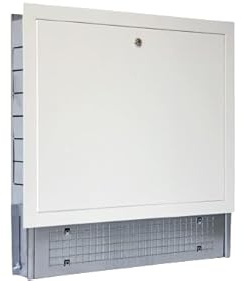 Cassetta da Incasso per Collettore, Montaggio a Parete, Colore Bianco (1000)