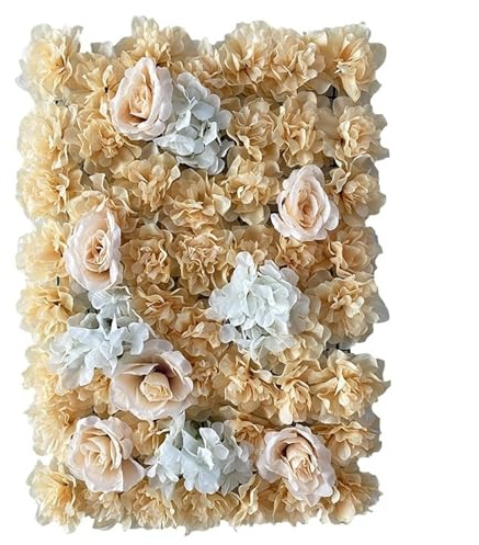 Konstgjorda levande väggpaneler, 1 st konstgjord blomma väggpanel bakgrund bröllopsdekoration bröllop födelsedag(X3)