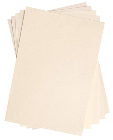 Sizzix Surfacez The Opulent Cardstock Pack, Assorted Finishes, 250gsm - A4 Ivory 50 Sheets