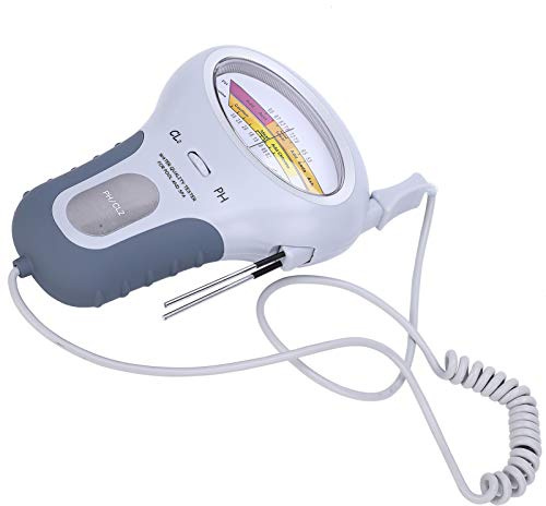 Test rapido analizzatore di qualità dell'acqua Spa di alta precisione tester di PH piscina CL2 solido per testare il cloro PH piscina Spa