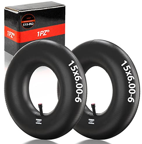 1PZ S15-IN2 Cámaras de aire 15x6.00-6 con válvula TR13 para Rueda de Tractor Cortacésped Carretilla Camiones Mano Carrito Golf Jardín Mini Quad