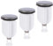 3 Stück Waschbeckenstöpsel, Abflussstopfen Waschbecken, Stöpsel Waschbecken, Abflussstopfen Waschbecken Stöpsel Verschluss, 40mm Universal Badewannenstöpsel mit Dichtung für Küche Bad Spüle