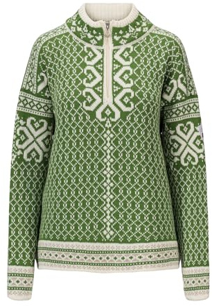 Dale of Norway Leknes Ladies Sweater - Wool Knit Sweater for Women - Relaxed Fit