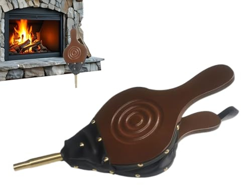 Soffietto per braciere – Ventilatore manuale a stelo per, lanterna tradizionale, ventilatore per barbecue, ventilatore manuale per stufe a legna, ventilatore manuale per barbecue e campeggio
