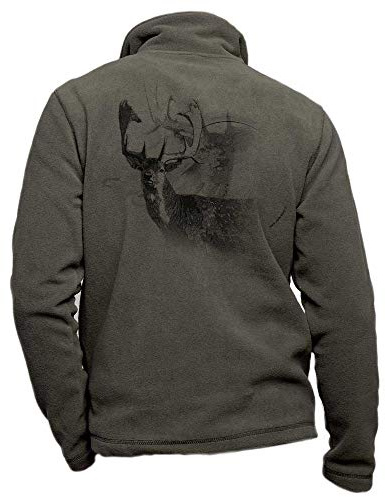 Pets-easy - Chaqueta polar de caza personalizada, caqui, L