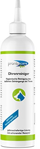 Prontocare-Vet 250ml Ohrenreiniger für Hunde und Katzen | minimiert Jucken, Brennen und Kopfschütteln