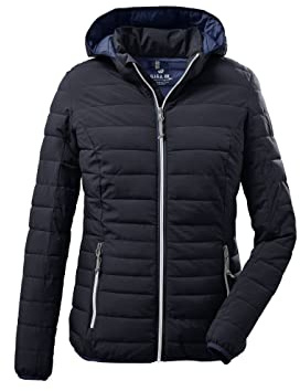 G.I.G.A. DX Female Veste matelassée/veste fonctionnelle décontractée en duvet avec capuche amovible Uyaka, dark navy, 42, 28041-000