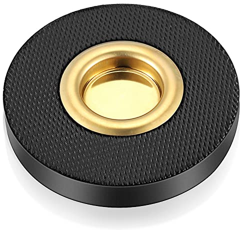 Facmogu Rock Stop for Cello, Cello Endpin Rest for Floor Protector String Instrument Accessory Christmas Gift, Rock Stop Endpin Stand Holder with Reinforced Brass Cup & Rubber Mat Anti-Slip Base