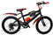 Fetcoi 20 Zoll 6-Gang-Fahrrad Mountainbike Kinderfahrrad Doppelscheibenbremse Fahrrad (rot)