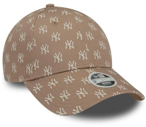 New Era 9Forty Damen Cap Monogram New York Yankees ash Brown