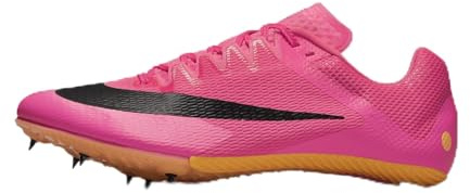 Nike Rival Sprint Track & Field Sprinting Spikes (DC8753-600, Hyper Pink/Laser Orange/Black) Size 14