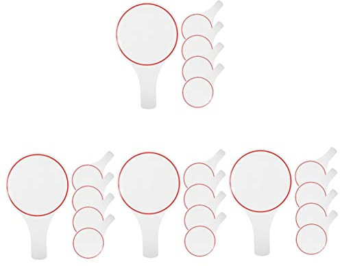 Gogogmee 20 Stk Anzeigetafel Auktionspaddel löschbares Antwortspielbrett kleine trocken abwischbare Tafel the scorecard zählbrett Lapboards trocken abwischbar Hand-Whiteboards Schaum