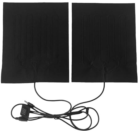 Alfombrilla calefactable alimentada por USB - Almohadilla de asiento calefactable portátil, Cojín de silla de oficina calefactable | Cojín de asiento con calefacción con niveles de calor ajustables, 3