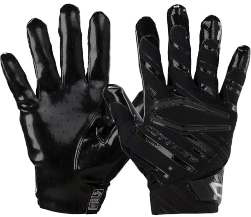 Cutters - Force 6.0 Lineman Handschuhe, Schwarz, Größe M