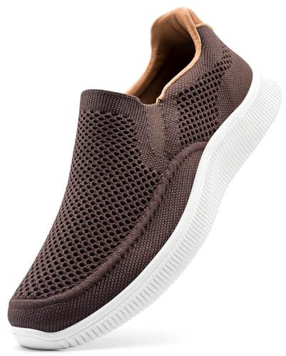 MrToNo Slip On Sneakers uomo e donna, scarpe da ginnastica, scarpe sportive, fitness, palestra, scarpe per il tempo libero, traspiranti, leggere, scarpe da jogging, scarpe da corsa su strada, comode