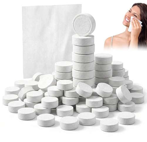 JYXNU 100x Almohadillas para mascarillas faciales algodón compresión tela de algodón hoja de mascarilla desechable DIY mascarilla hoja mascarillas, Beauty Mascarillas Faciales, Cuidado Facial Mascara