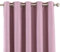 Riva Home Eclipse Blackout Eyelet Curtains, Polyester, Mauve, 66 x 90 (168 x 229 cm)