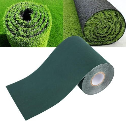Tapis adhsif d'herbe de jardin en bande de gazon artificiel artificiel et tapis haute densit faux 150mm * 10m (vert)