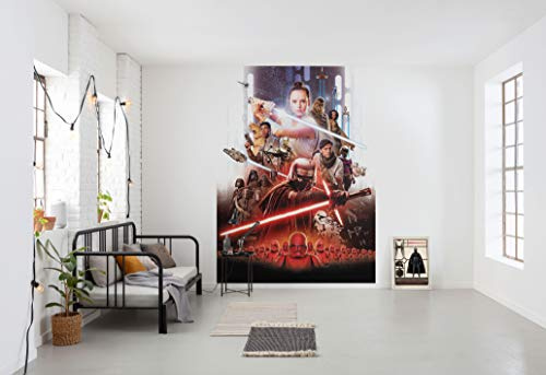 Star Wars Fototapete von Komar STAR WARS EP9 MOVIE POSTER REY - Größe 184 x 254 cm (Breite x Höhe), Rey, Jedi, Star Wars 9, Skywalker, Tapete, Wandgestaltung, Dekoration - 4-4113