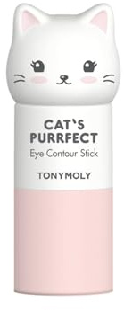 TONYMOLY Cat's Purrfect Eye Contour Stick - Hydrating & Softening skin with Amino Acids and Milk, K-Beauty Skincare, 9g