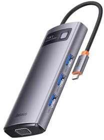 Baseus Stazione di lavoro portatile USB-C 3.0 StarJoy 7en1 (grigio)