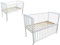 Micoland Kinderbett/Beistellbett/Babybett 2in1 120x60cm weiß
