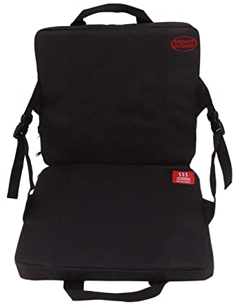 Tragbares Elektrisches Heizkissen Tragbares Heizkissen Wiederaufladbares Beheiztes Stadionkissen Für Büro Outdoor Camping Schwarz