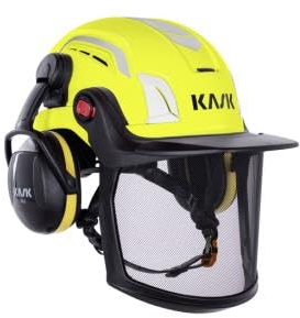 KASK Helm-Kombination Zenith X, gelb, EN 397 Forsthelm Kletterhelm Schutzhelm