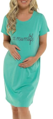 A2Z Ladies Mumlife Maternity Nightie - Nightie AZ3161 Mint 8-10