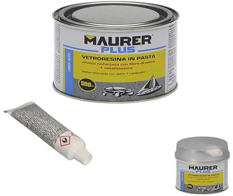 Masilla Fibra Vidrio 500 ml. (Con Endurecedor)