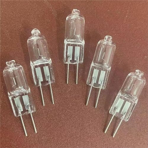 WYLIELAMSH 5pcs/lot G4 12V 20W DC AC 35W 50W12V Tungsten Halogen Bulb Lamp Lighting Light Indoor Lights,20W