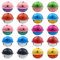TOAOB 20 Stück Weihnachtsglocken 4 cm Bunte Große Glocken Metallglocken für Weihnachtsdekoration Hochzeit Geburtstag Party Dekoration