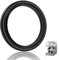 Lyeteung 47mm Anillo de Vapor de Silicona, Junta de Sellado de Cabeza de Grupo, Repuesto de Junta de Cabeza de Grupo, Compatible con Delonghi Dedica EC680/685, Negro