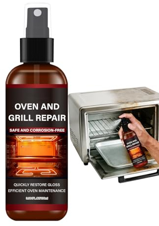 Yonuaret Detergente per barbecue – 100 ml ad azione rapida sgrassante spray | per la pulizia della cucina | per barbecue, feste, picnic, fornelli, tavolo da cucina e campeggio
