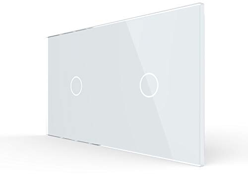 Nur Glasblende LIVOLO Rahmen Glasrahmen für Schalter VL-C7-C1/C1-11-A Weiss