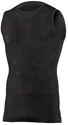 SIX2 Black Netzweste mit Rückenprotektor Unisex Erwachsene One Size