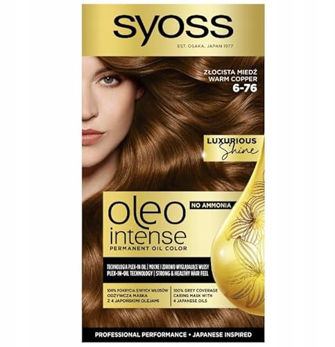 Syoss Oleo Intensives Haarfärbemittel Mit Dauerhafter Färbung Mit Ölen 6-76 Golden Copper