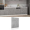 HOMIUSE Panel de cocina para lavavajillas, color gris hormigón, 45 x 3 x 67 cm, de madera, para fregadero, parte integrada, panel frontal para fregaderos, panel decorativo