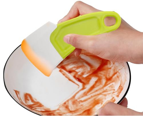 Generic Rascador de ollas, espátula de cocina y sartén, herramienta raspadora multifuncional para limpieza de cocina, sartenes antiadherentes, utensilios de cocina, herramienta de limpieza de ollas
