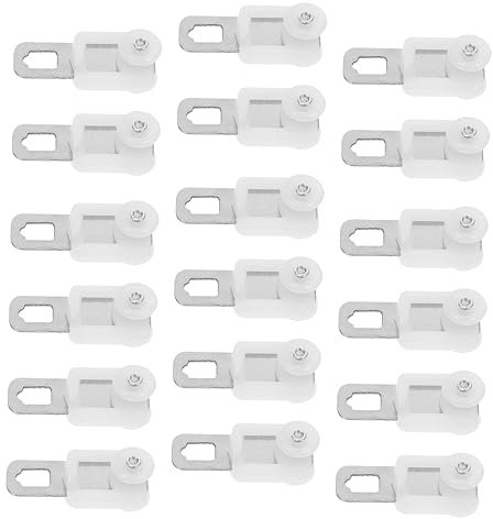 FUNOMOCYA 2 Set di Accessori per Binari per Tende Rulli Scorrevoli Silenziosi Lisci E Facili da Usare Costruzione 50 Pezzi * 2