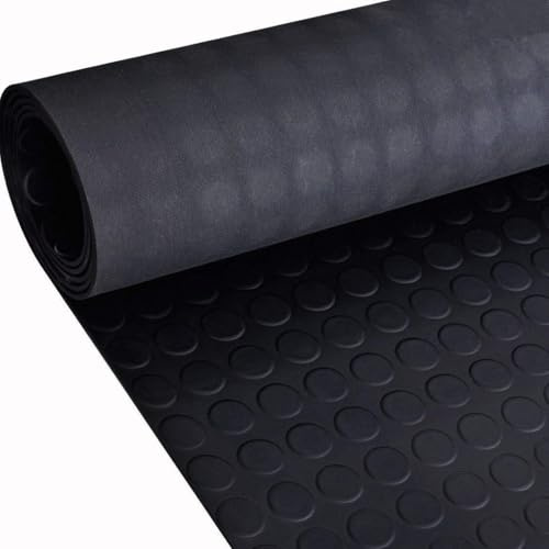 Coin Rubber Roll Flooring Matting | 3mm Thick | 2m Wide | Up to 15m Length (2m x 3m)