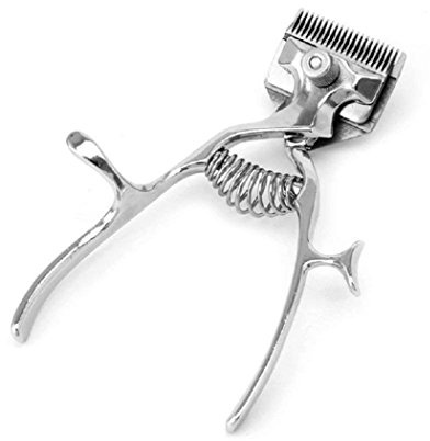 Hand Clipper - Old Fashion Manual Clipper Haircut Hand Push Low Noise Non-Electric Hair Cutter