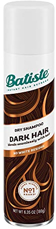 Batiste Dry Shampoo for Dark Hair, Refresh Hair and Absorb Oil Between Washes, Waterless Shampoo for Added Hair Texture and Body, 6.35 OZ Dry Shampoo Bottle